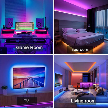 RGB LED Стрічка з APP керуванням — 0.5м до 30м (копия)