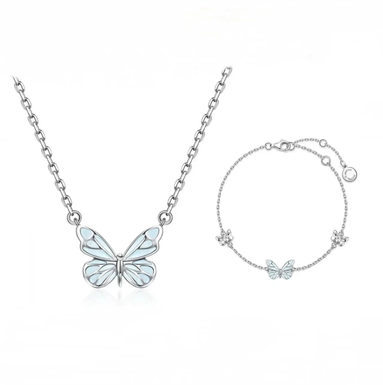 Luminous Dream Blue Butterfly Bracelet