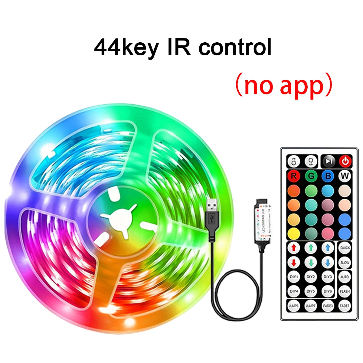 RGB LED Стрічка з APP керуванням — 0.5м до 30м (копия)