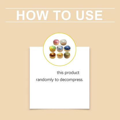 Glitter Dumpling Squishy — Slow Rise Stress Ball Fidget Toy