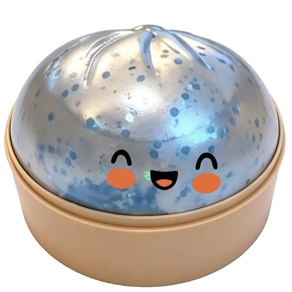 Glitter Dumpling Squishy — Slow Rise Stress Ball Fidget Toy
