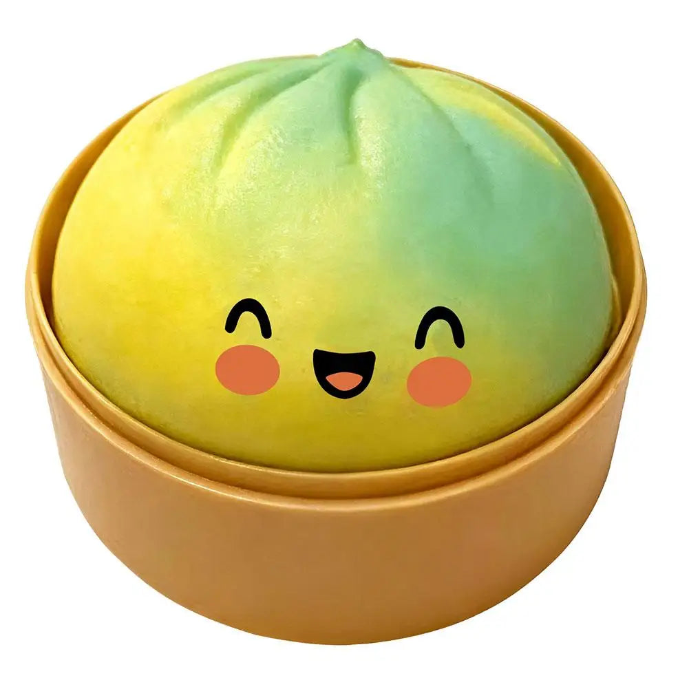 Glitter Dumpling Squishy — Slow Rise Stress Ball Fidget Toy