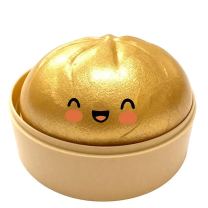 Glitter Dumpling Squishy — Slow Rise Stress Ball Fidget Toy